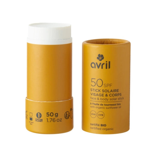 Bio Sun Stick SPF 50 – Maximaler Schutz, matte Textur, 50 ml