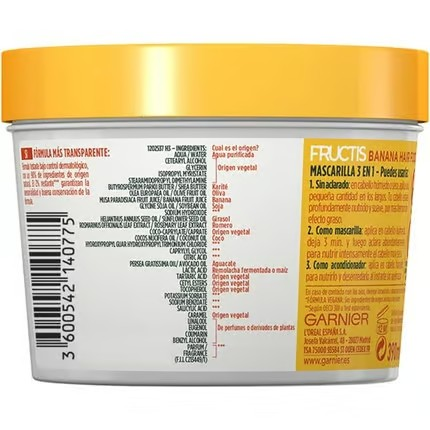 Garnier Fructis Hair Food Banana – 3in1 hair mask, 390 ml