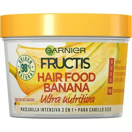 Garnier Fructis Hair Food Banana – 3in1 hair mask, 390 ml