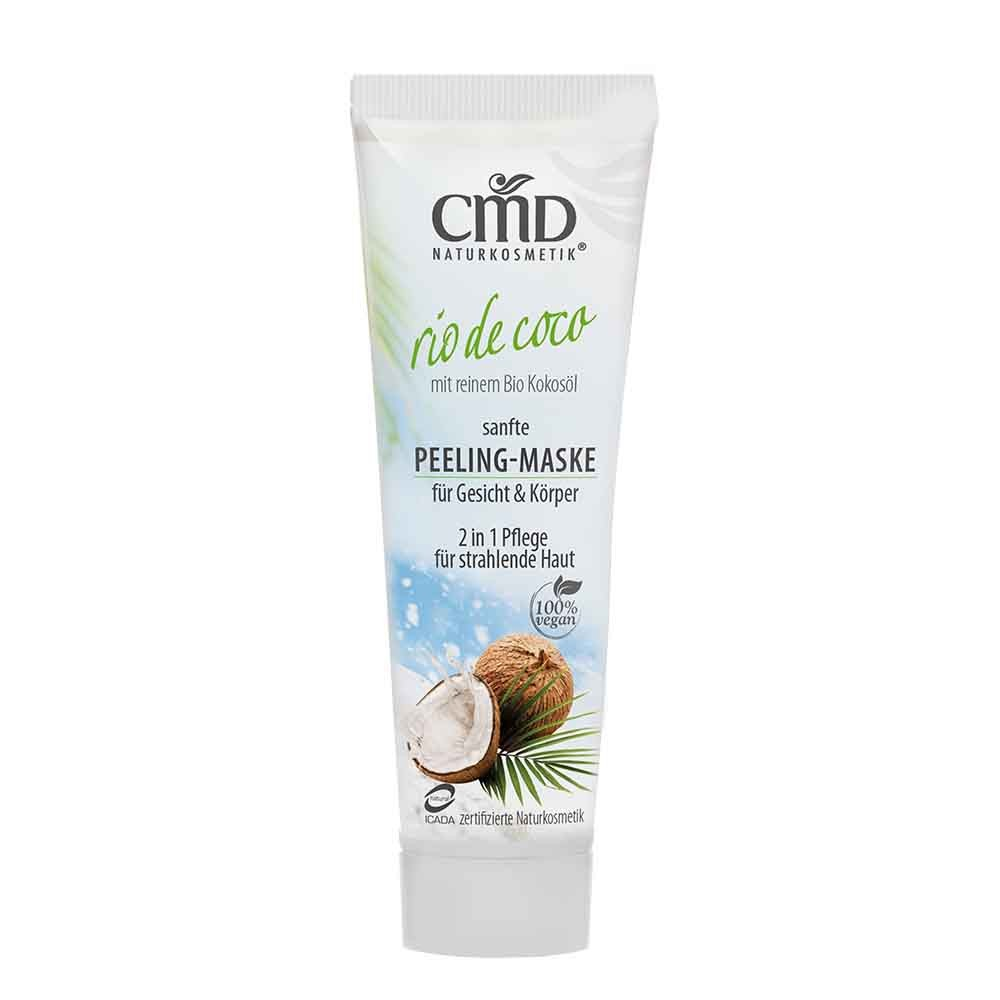 Peeling-Maske mit Kokos – klärende Gesichtspflege, 50 ml