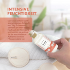 Gesichtstoner Aloe Vera Pfirsich – feuchtigkeitsspendende Pflege, 90 ml