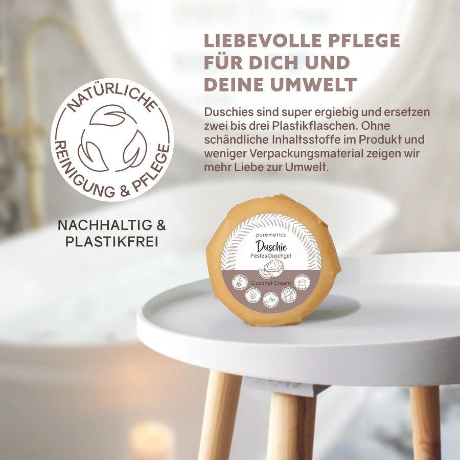 Duschie Coconut Cream – cremige Pflege, 60 g