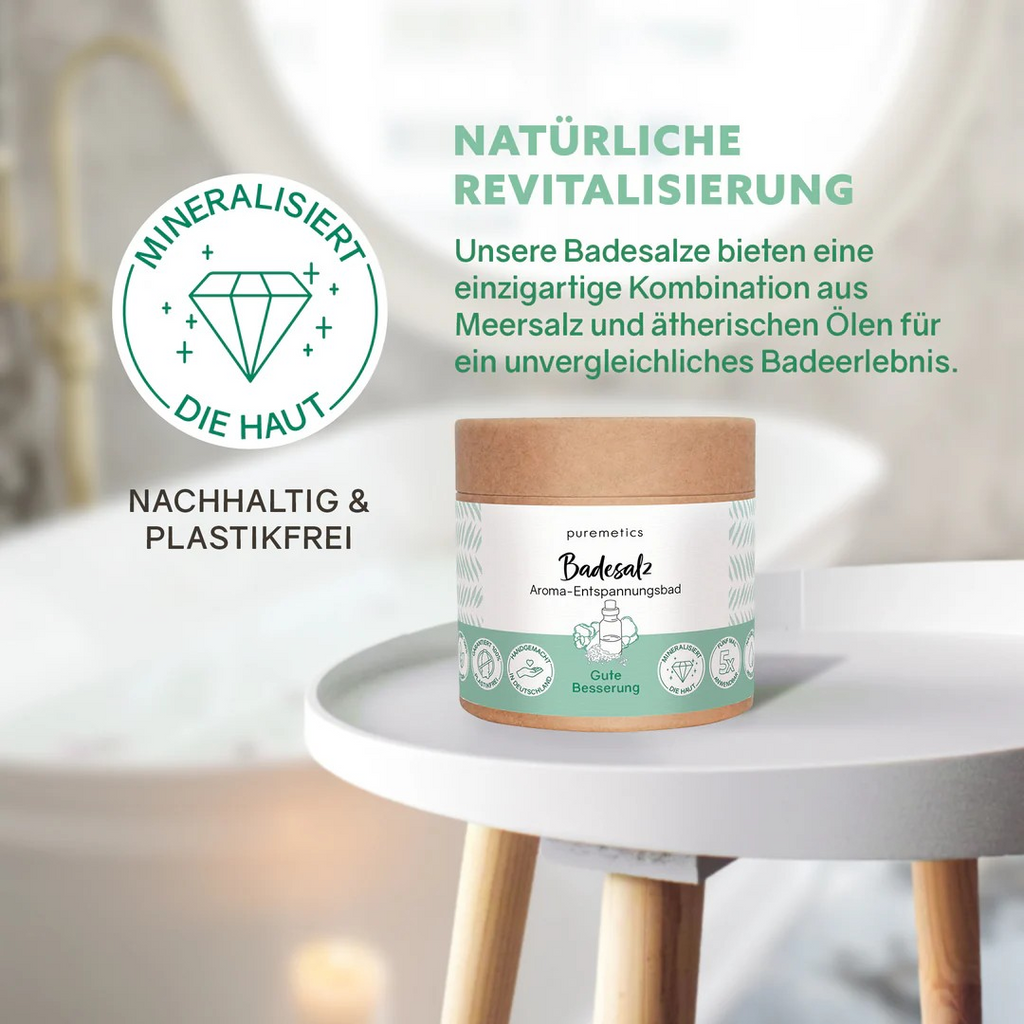 Badesalz Gute Besserung – Geschenkidee, 400 g