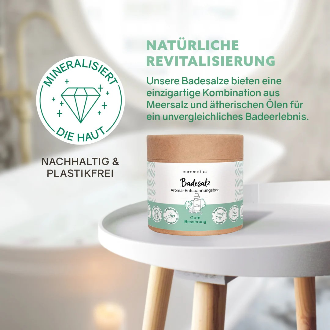 Badesalz Gute Besserung – Geschenkidee, 400 g