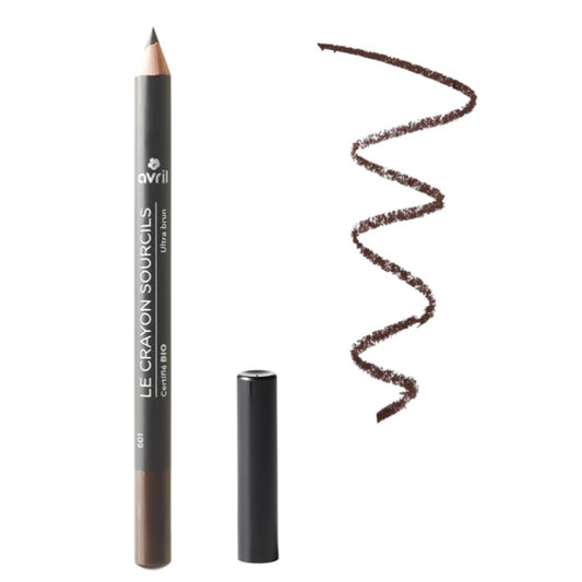 Organic eyebrow pencil – precise definition &amp; natural care, 1 g
