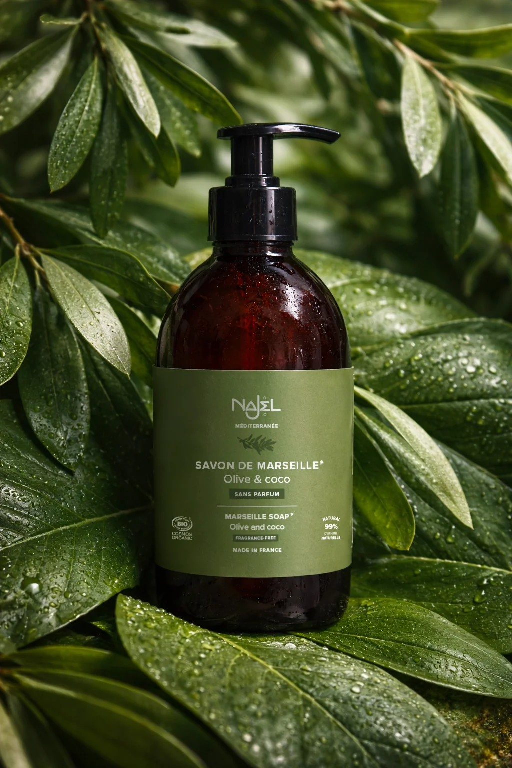 Marseille liquid soap olive coconut, 500 ml