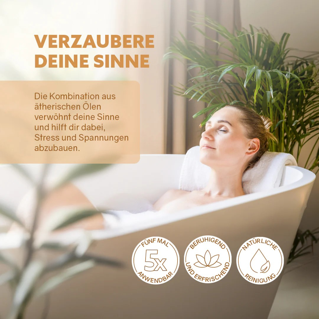 Badesalz Vanille Orange – entspannendes Badeerlebnis, 400 g