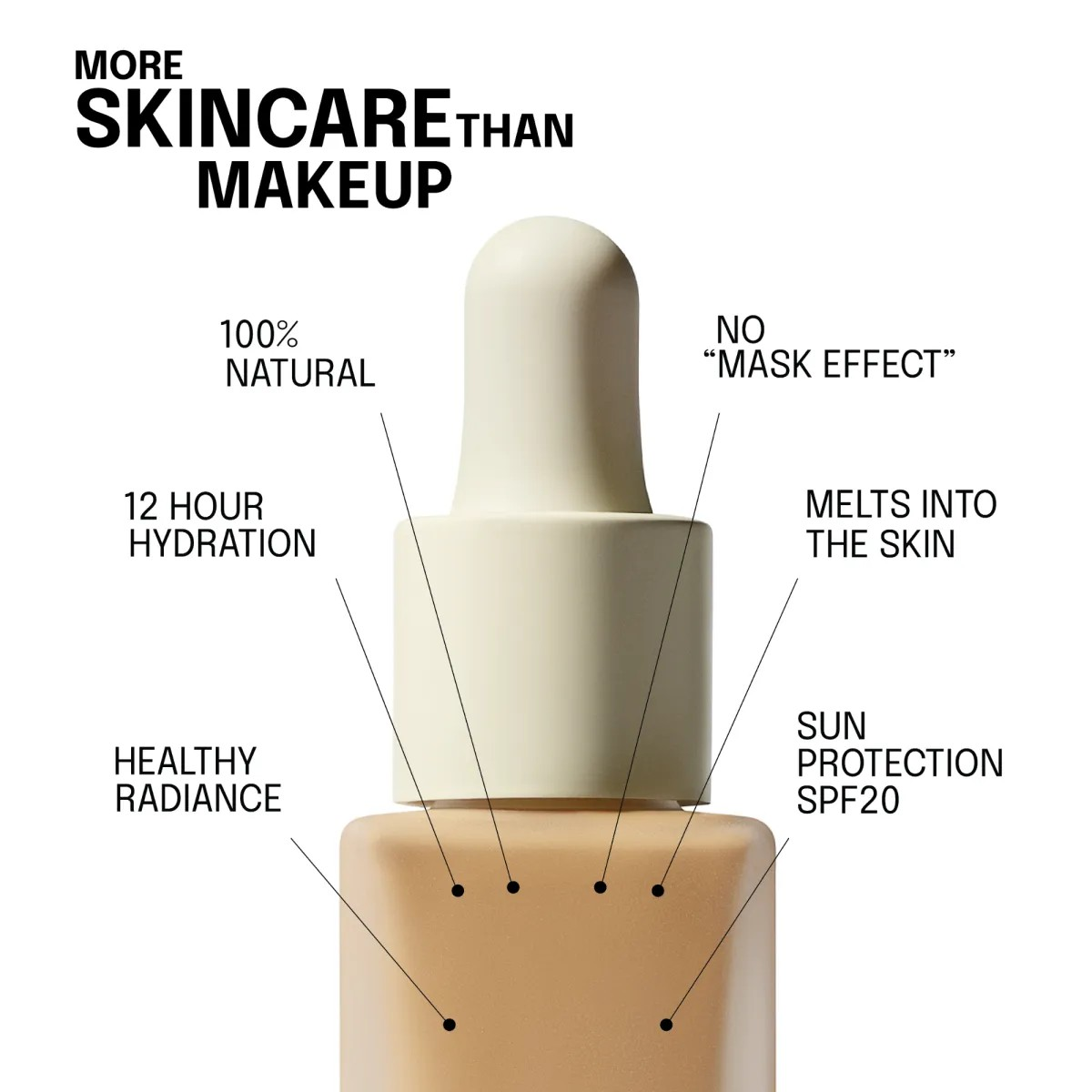 Mineral Serum Foundation – Natürlich & Bio, 30 ml
