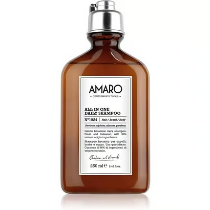 All-in-One Shampoo für Haar, Bart & Körper – sanfte tägliche Reinigung, 250 ml