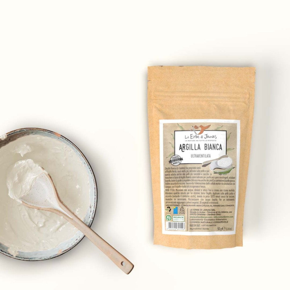 Weiße Tonerde Kaolin, 50 g