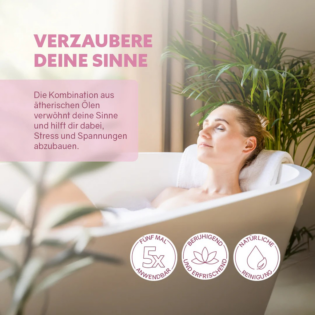 Badesalz Rosengarten – blumiges Badeerlebnis, 400 g