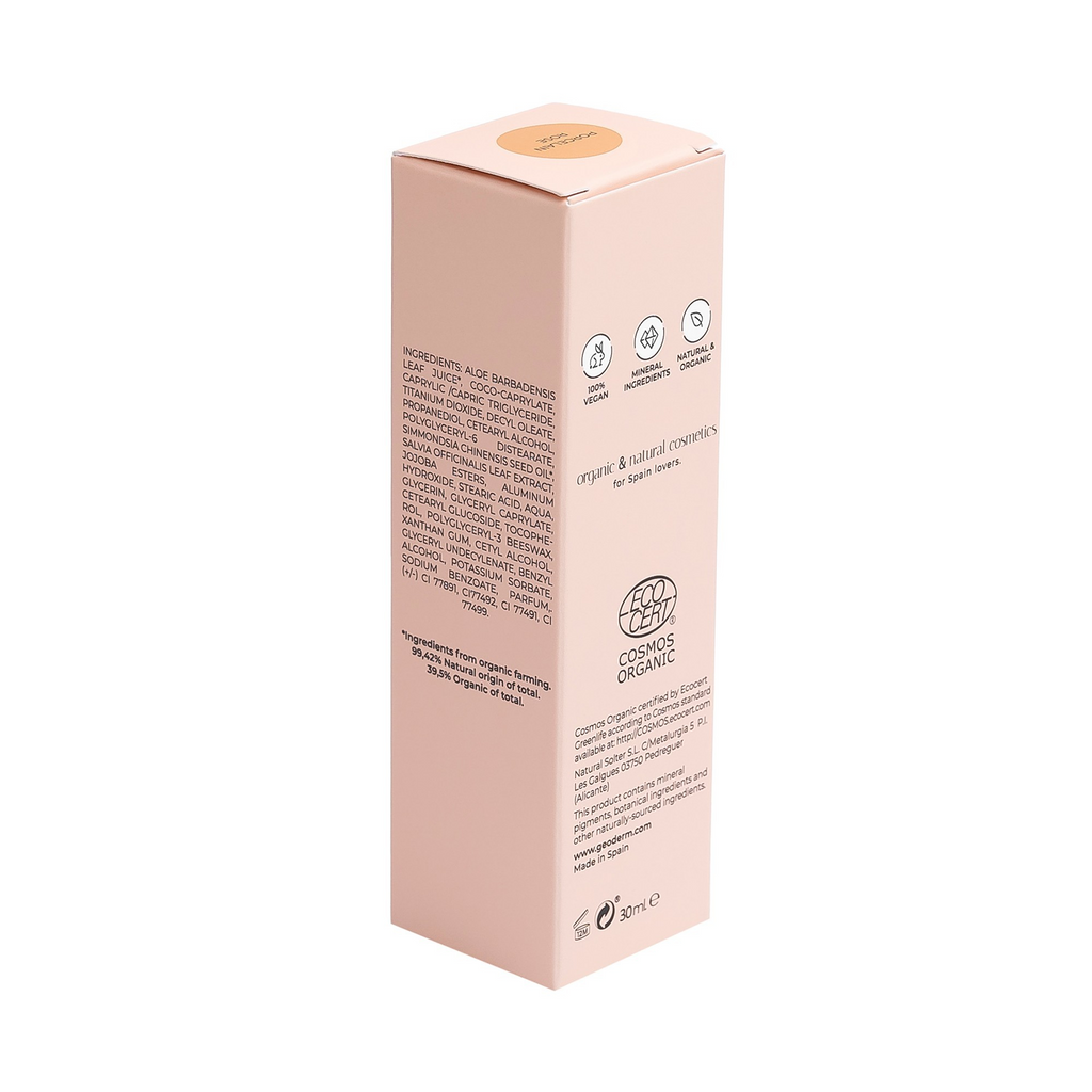 Porcelain Rose Fluid Foundation mit SPF20 – Natürliche, vegane Foundation, 30 ml