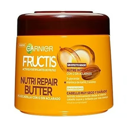 Garnier Fructis Repair Butter Haarmaske – Sheabutter, 300 ml