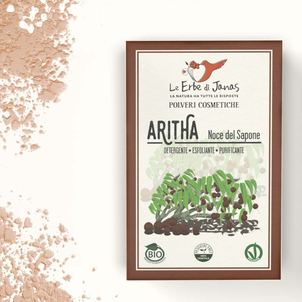 Bio Aritha Pulver (Waschnuss), 100 g