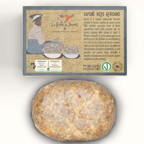 Afrikanische Schwarze Seife, 100 g