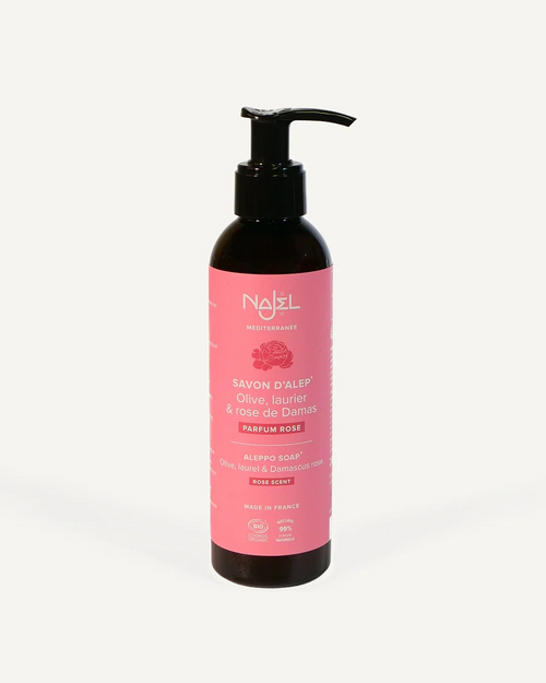 Aleppo Seife flüssig mit Damaszener Rose, 200 ml