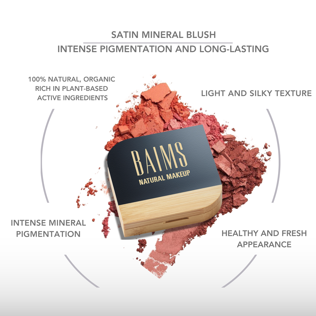 Mineral Rouge – Natürliches Finish, 9 g