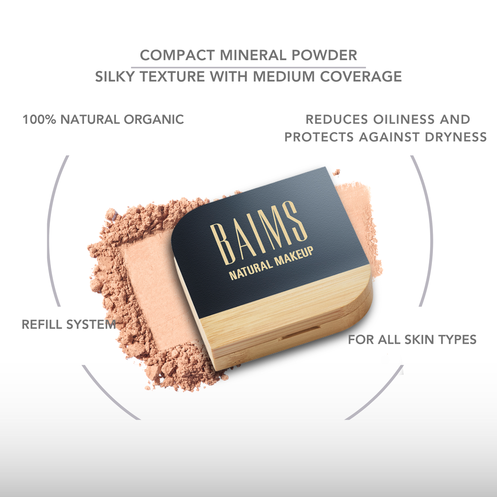 Mineralisches Kompaktpuder – Natürliches Finish, 9 g