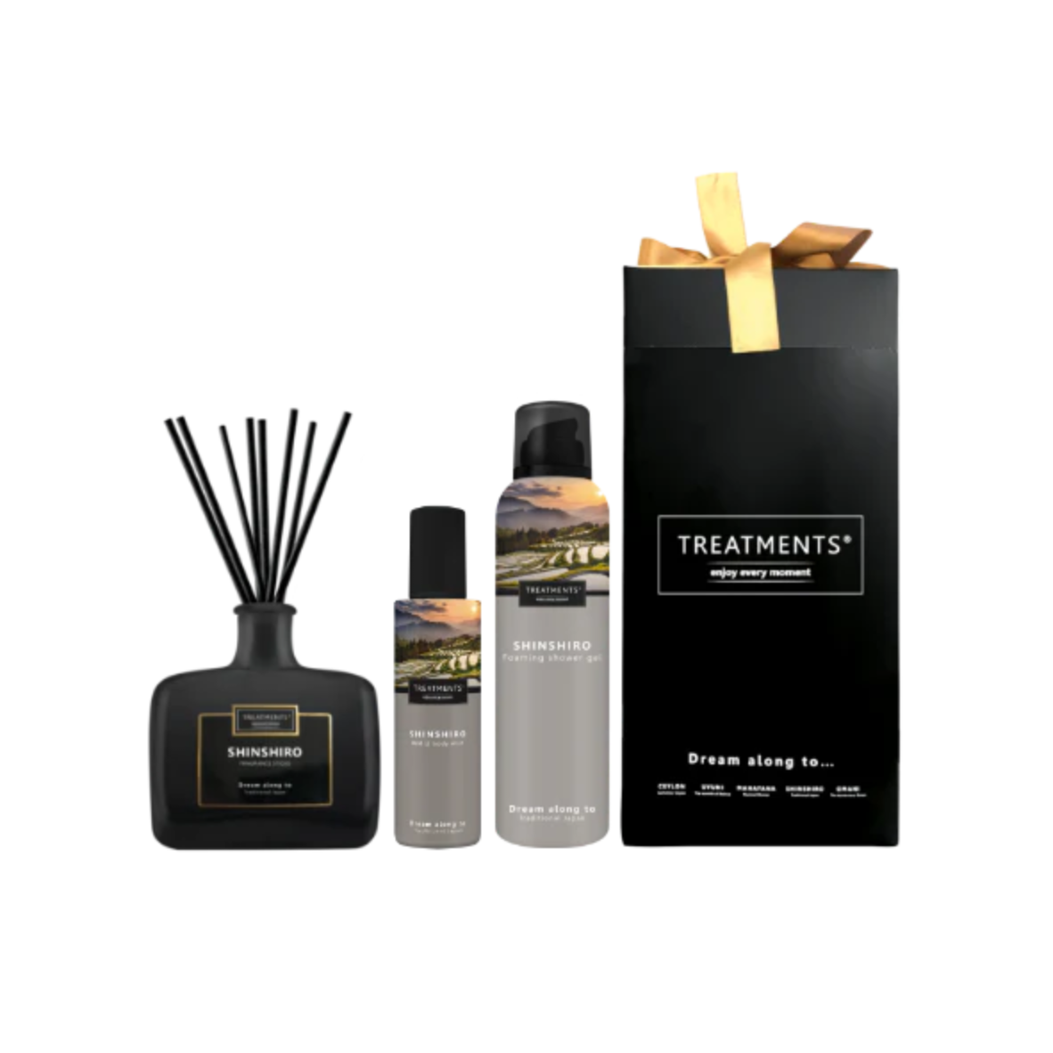 Geschenkbox Körper- und Duftstäbchen Shinshiro – Duft & Pflege