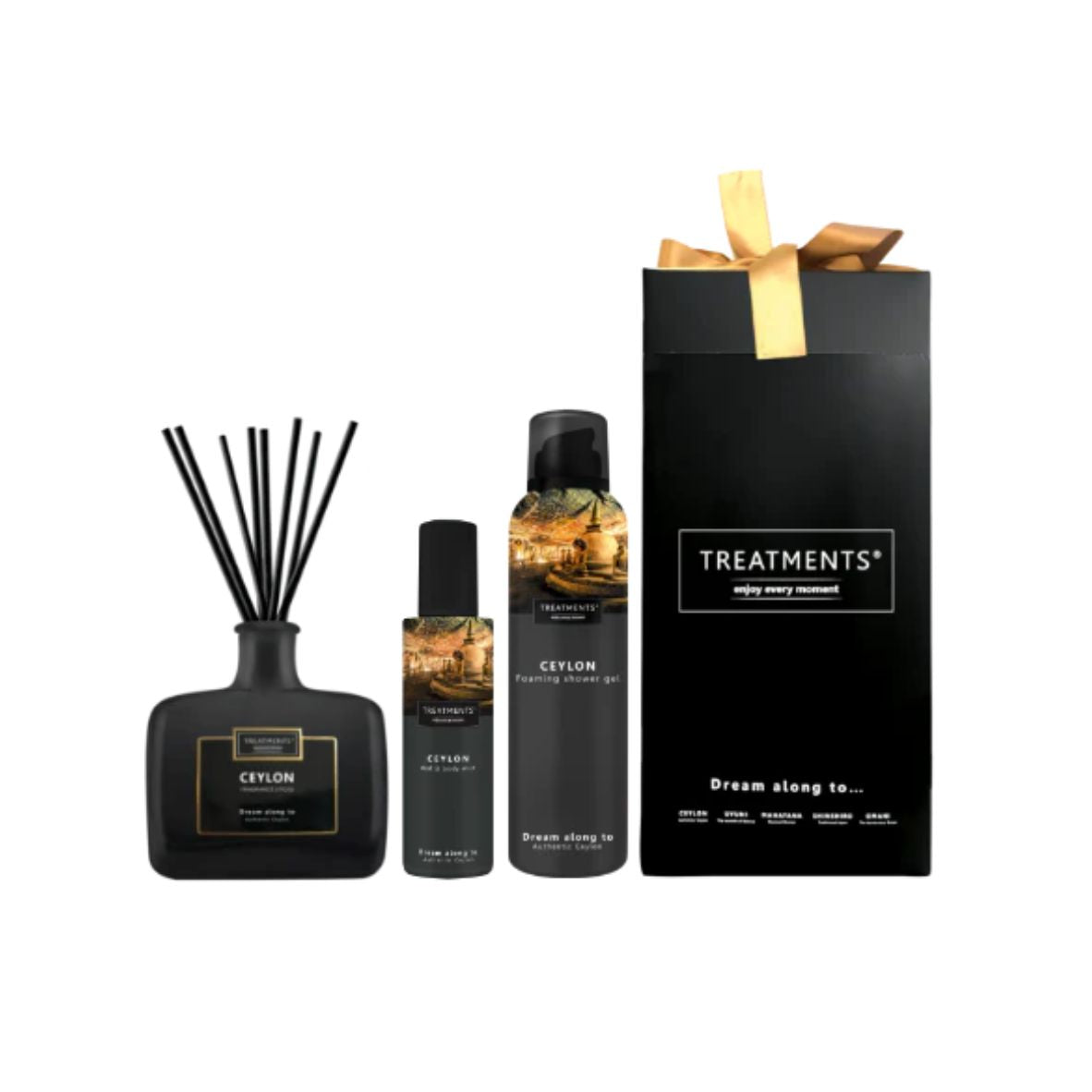 Geschenkbox Körper- und Duftstäbchen Ceylon – Exotischer Duft & Pflege