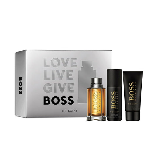 Hugo Boss The Scent Herrenparfüm-Set – 3-teiliges Original Geschenkset