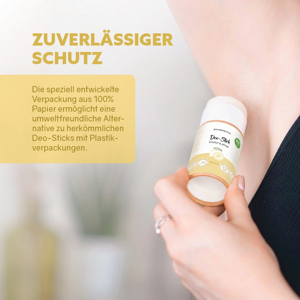 Deo-Stick Zitrone – frischer Schutz, 60 g