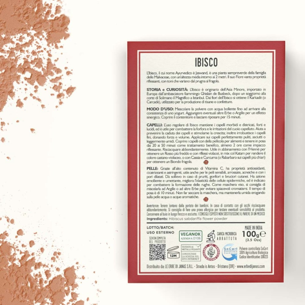 Bio Hibiskus Pulver, 100 g