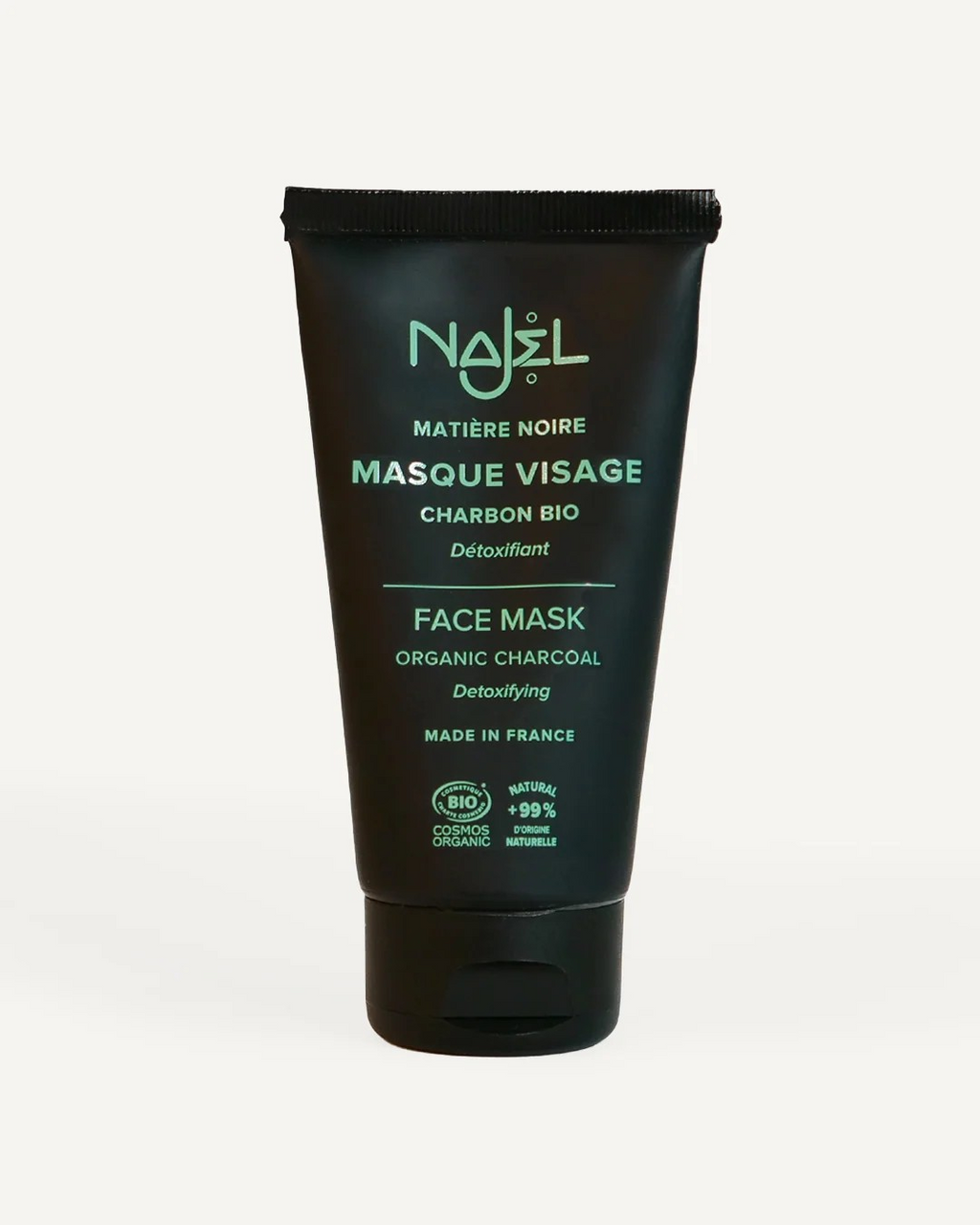 Gesichtsmaske mit Pflanzenkohle & weißer Tonerde, 75 ml