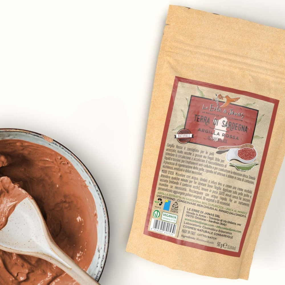 Red clay from Sardinia, 50 g