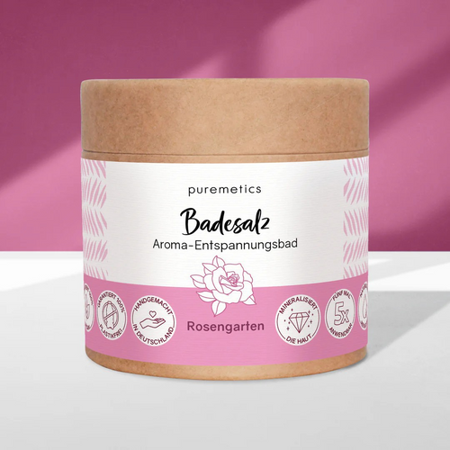 Badesalz Rosengarten – blumiges Badeerlebnis, 400 g