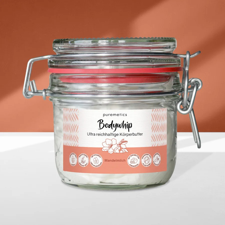 Bodywhip Almond Milk – creamy body care, 150 g