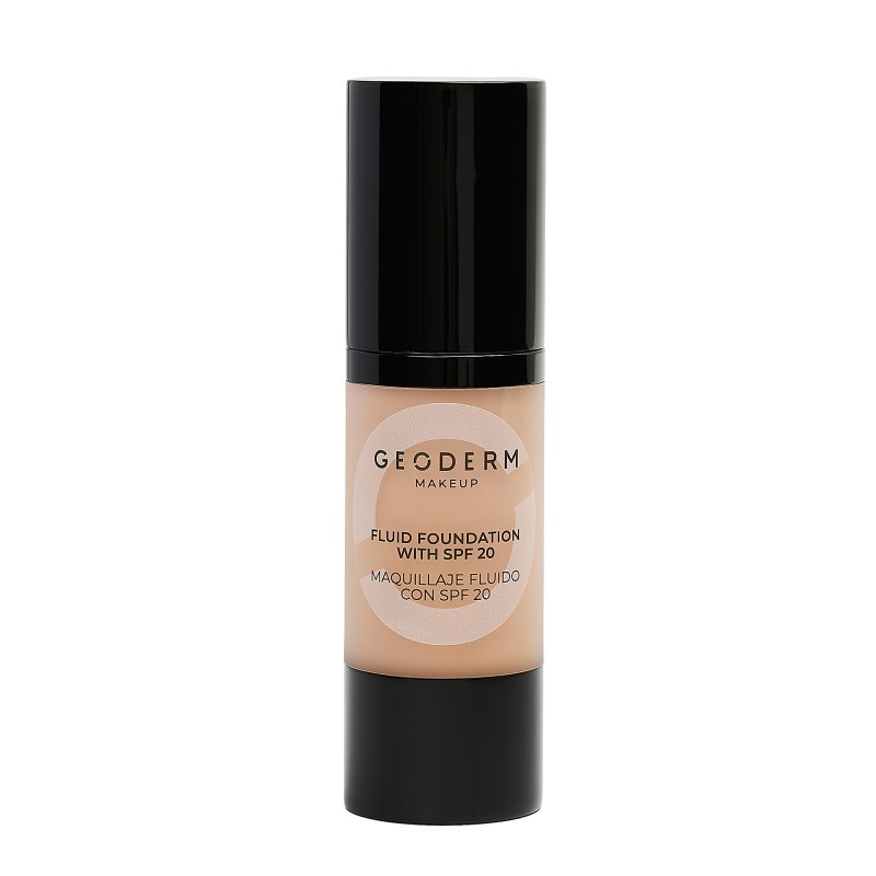 Natural Beige Fluid Foundation mit SPF20 – Natürliche, vegane Foundation, 30 ml