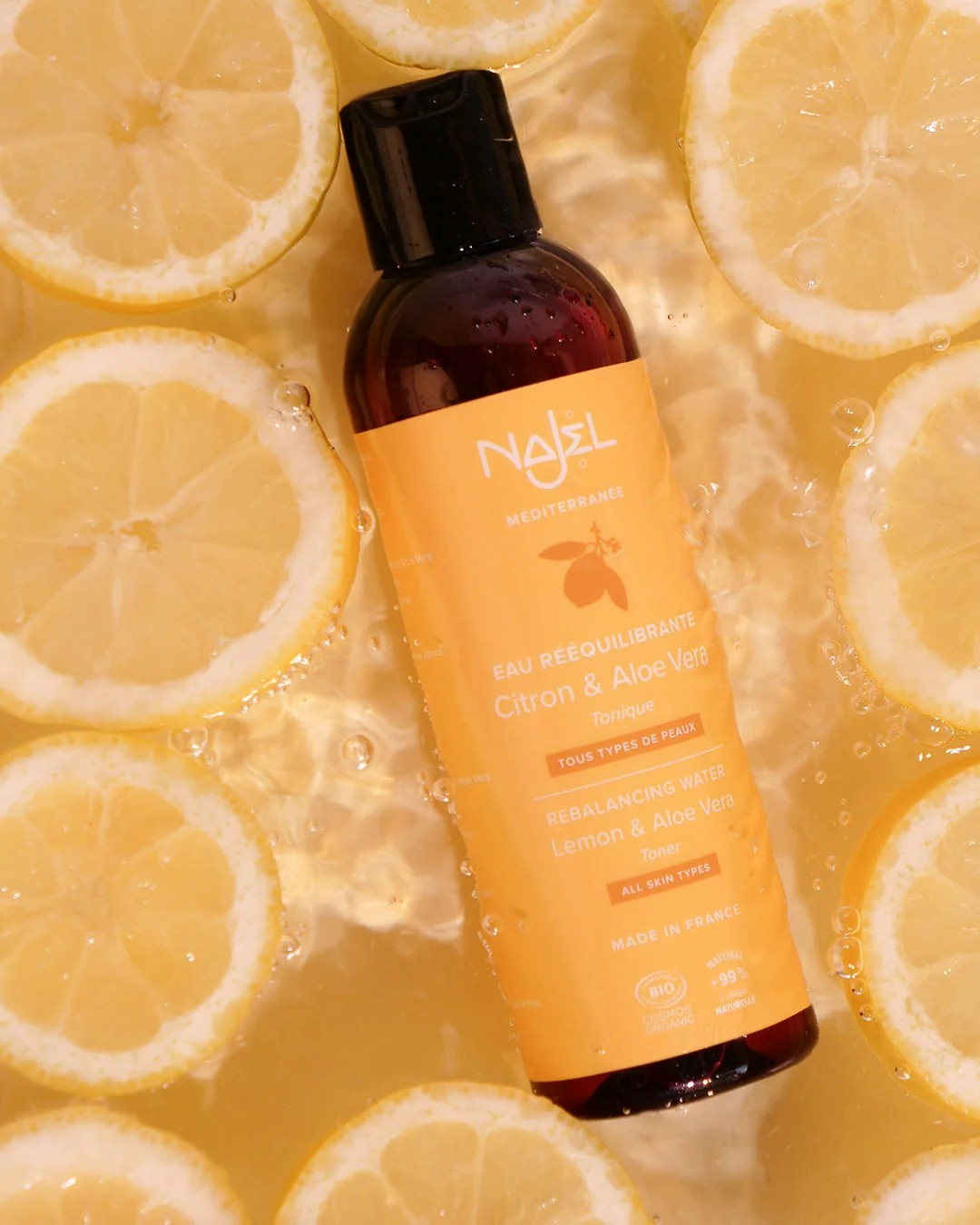 Lemon & Aloe Vera Facial Toner, 200 ml