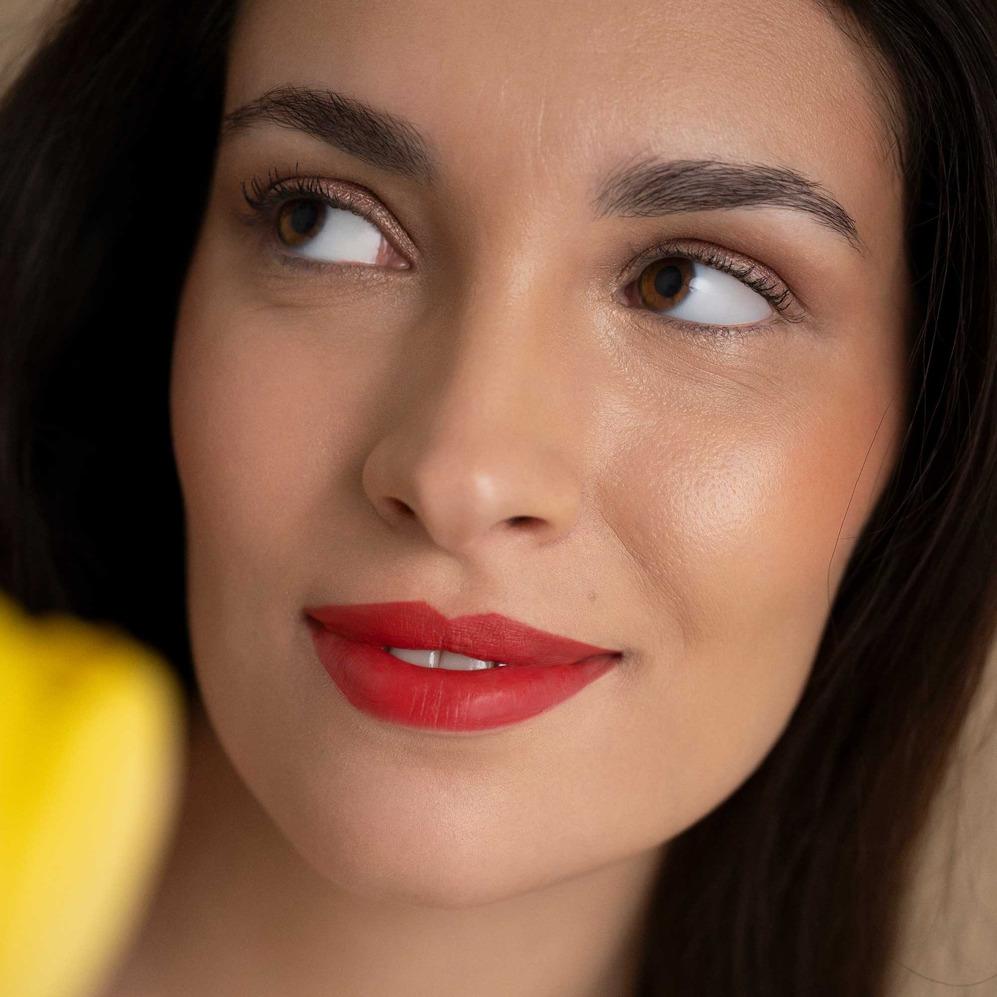 Fire Red Lipstick – Bio & Veganer leuchtend roter Lippenstift, 4 g