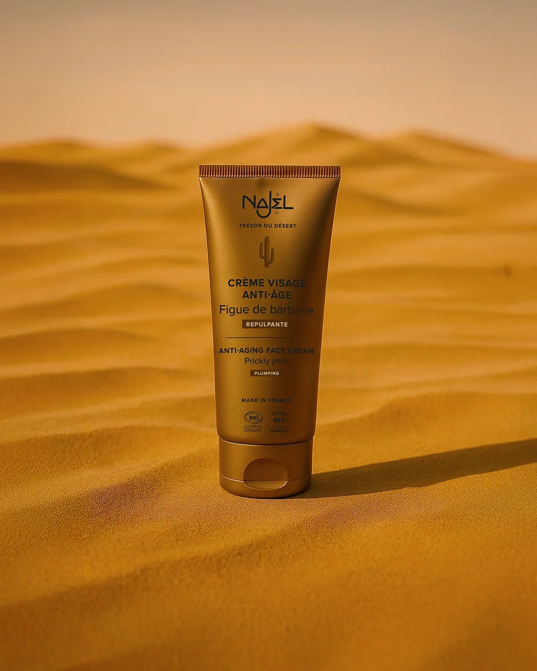 Anti-Falten Gesichtscreme mit Kaktusfeigenöl & Rose, 50 ml