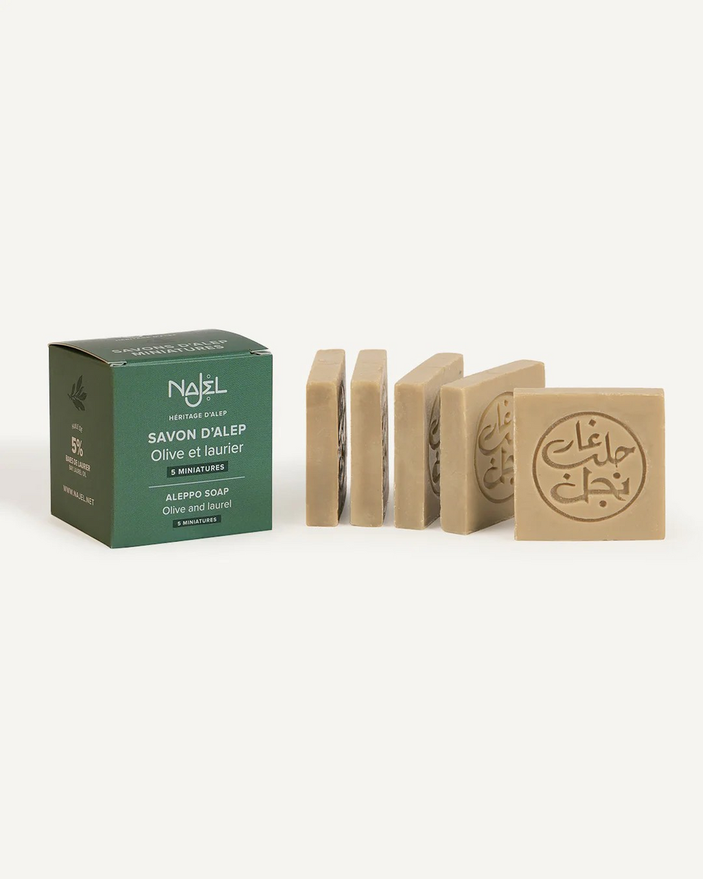 Aleppo Mini Seife 5% Lorbeeröl, 20 g