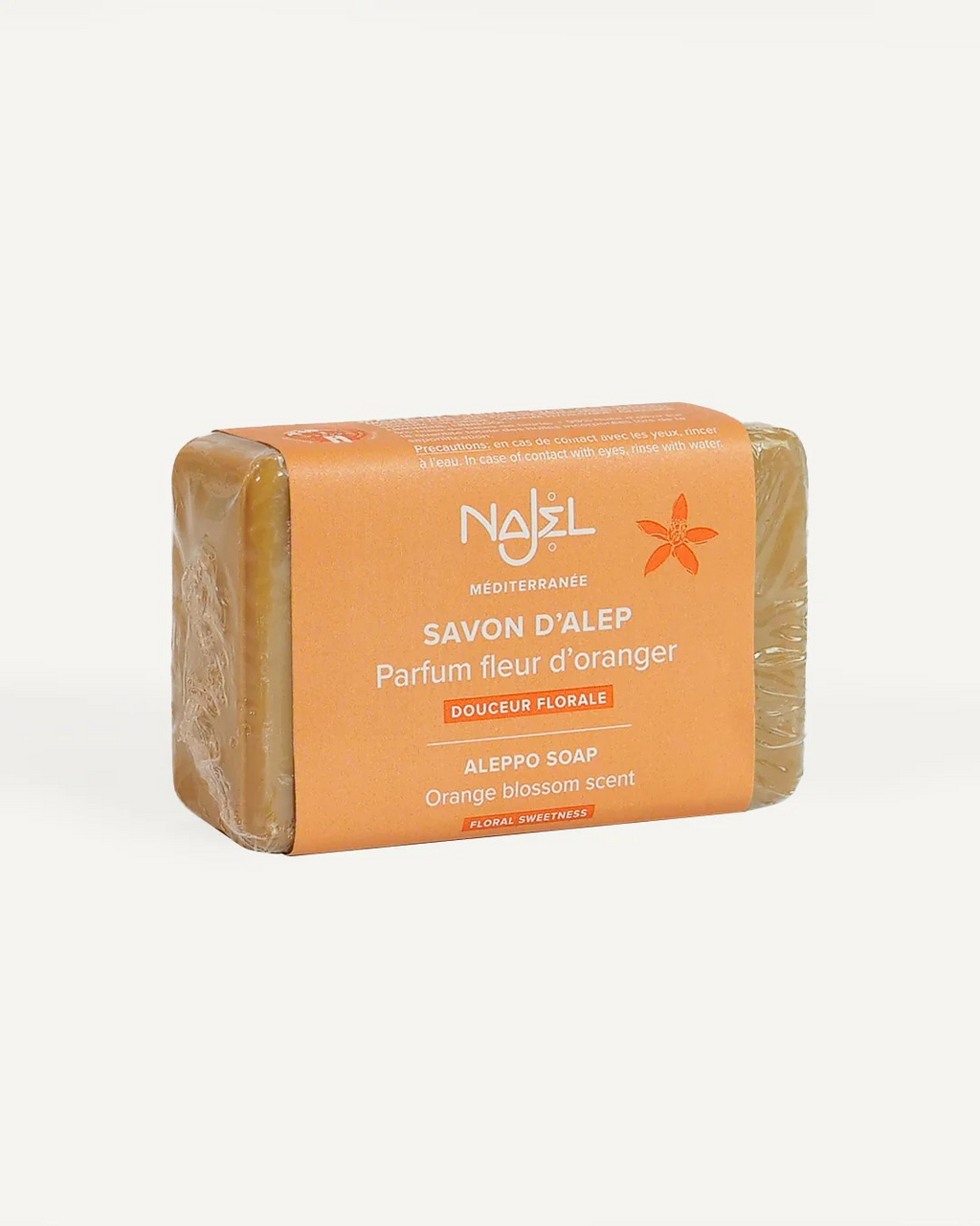 Aleppo Seife Orangenblüte Bio, 100 g