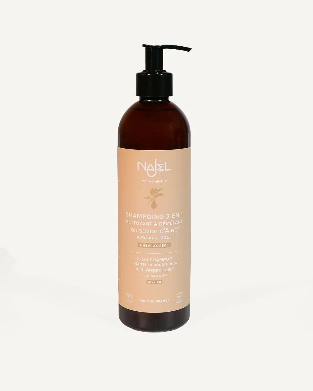 Aleppo Shampoo 2in1 für trockenes Haar, 500 ml