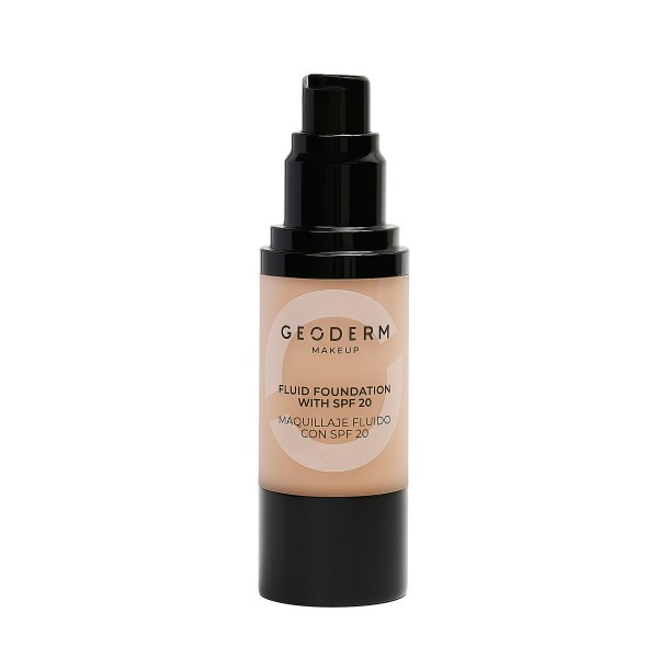 Natural Beige Fluid Foundation mit SPF20 – Natürliche, vegane Foundation, 30 ml