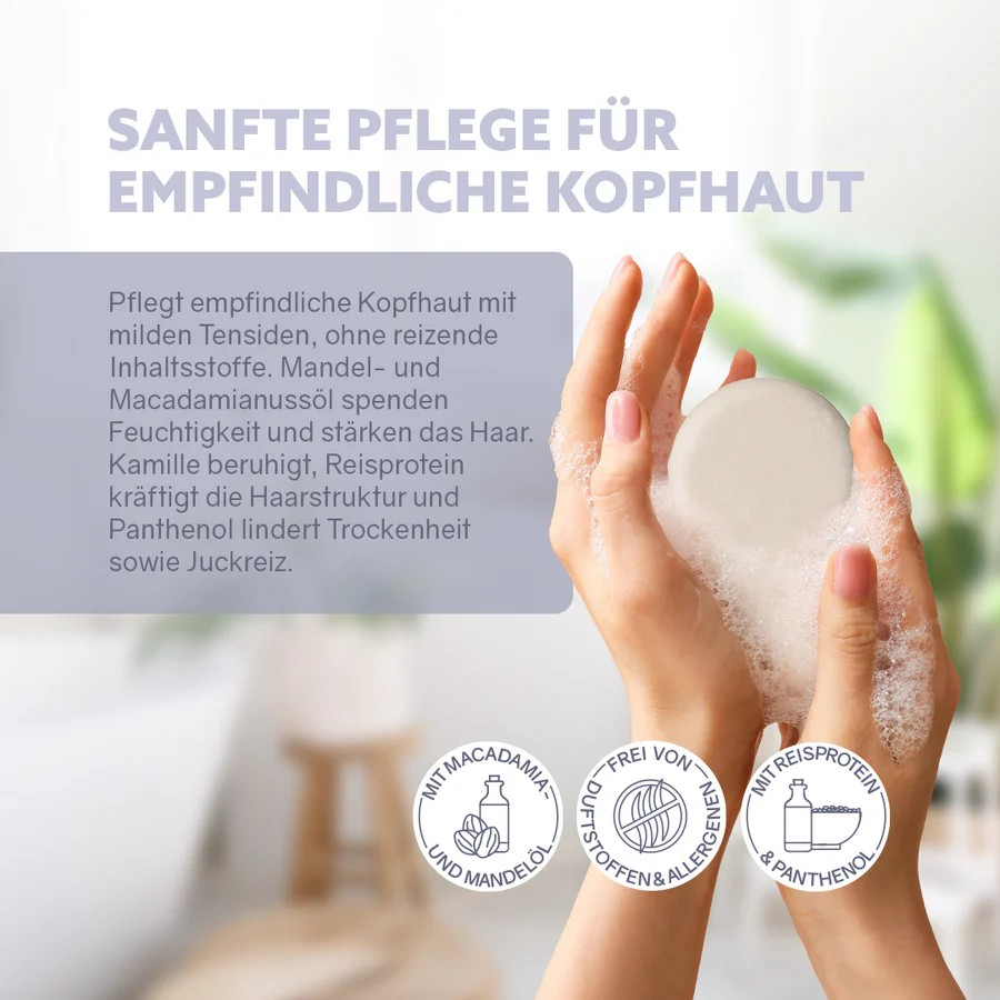 Schaumie Sensibelchen – milde Haarpflege, 60 g