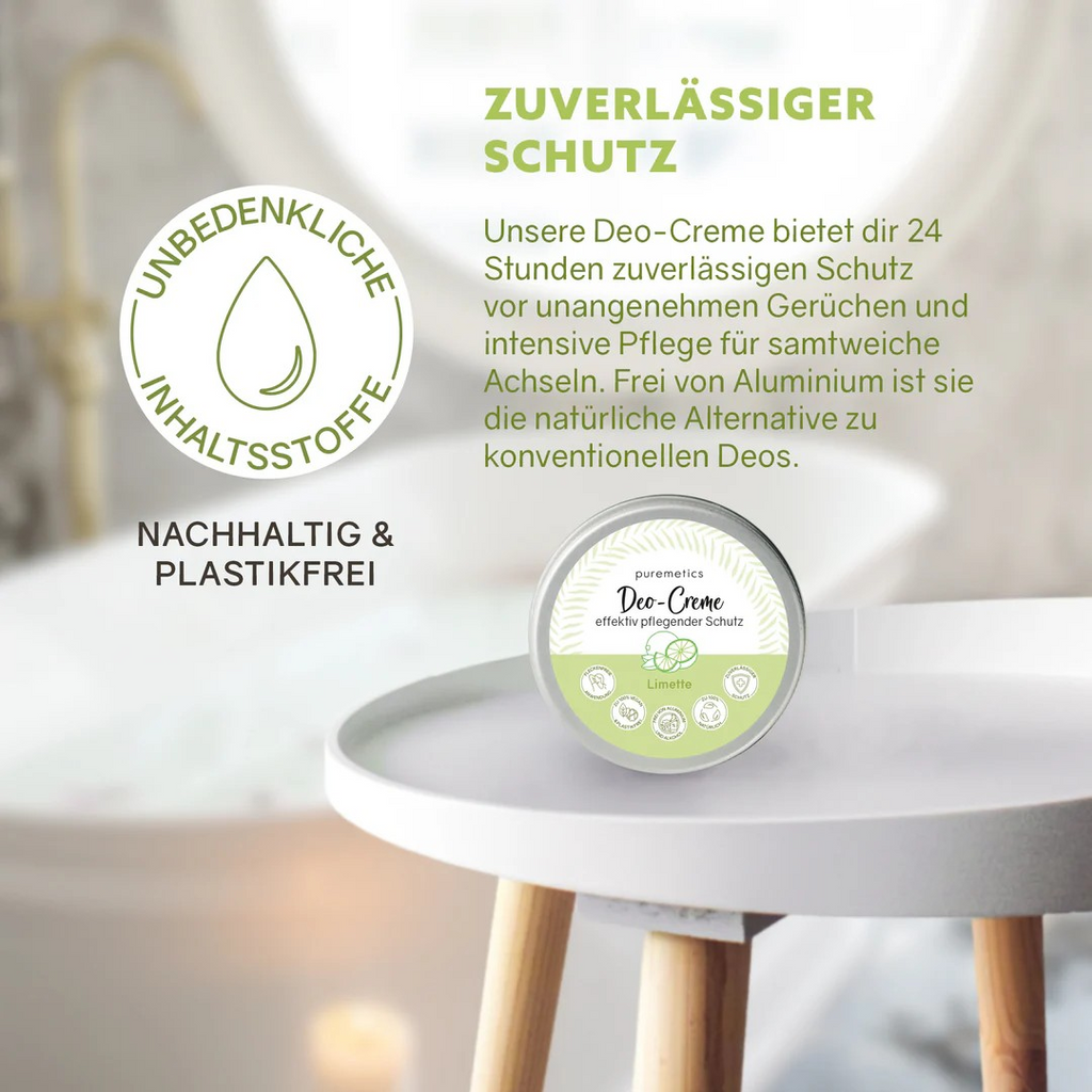 Deo-Creme Limette – frischer Schutz, 45 g