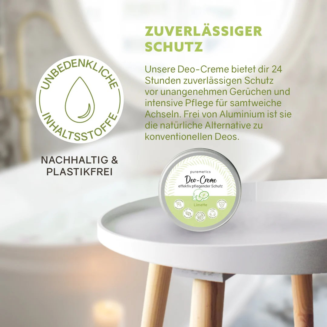 Deo-Creme Limette – frischer Schutz, 45 g
