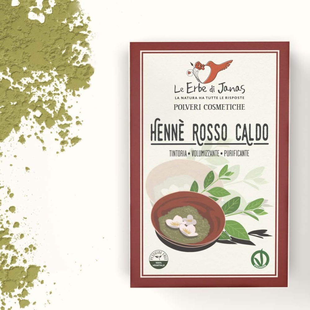 Rotes Henna Pulver – warme Töne, 100 g
