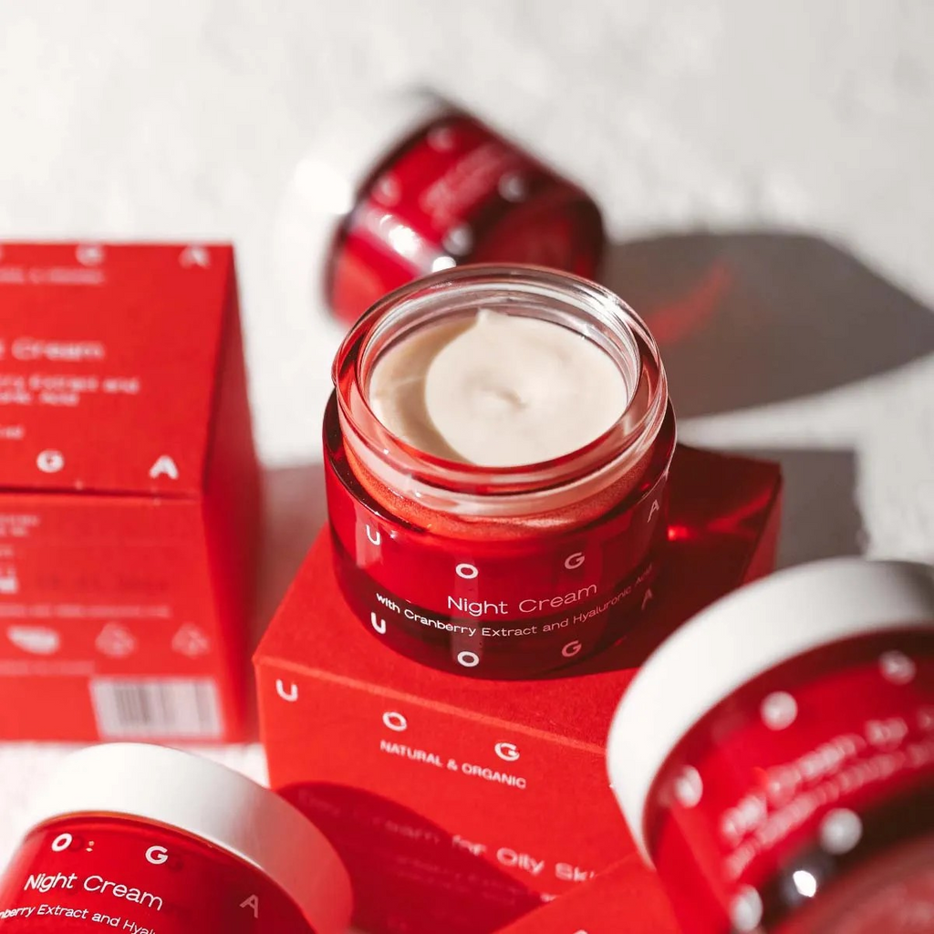 Night Face Cream with Hyaluronic Acid – Nachtcreme, 40 ml