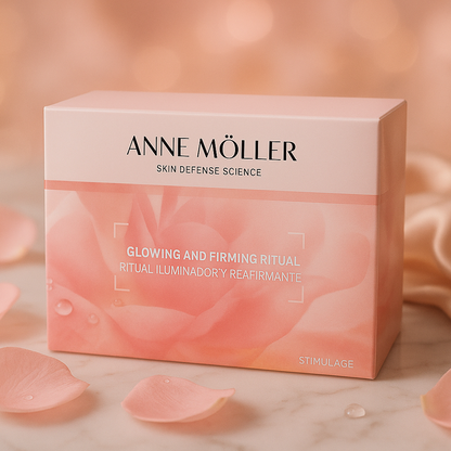 Mood-Bild für Anne Möller Glowing and Firming Ritual. Stimulâge Glow Firm Cream SPF15 Set 4x50ml – Normale bis Mischhaut