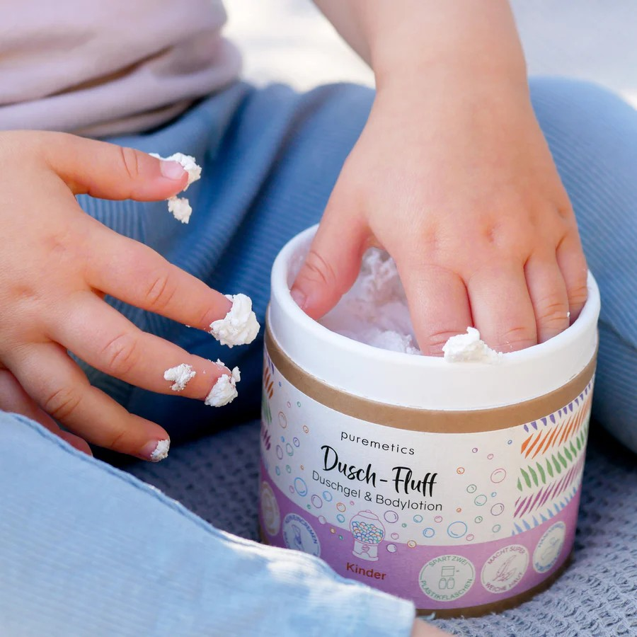 Dusch-Fluff Kinder – sanfte Pflege, 200 g
