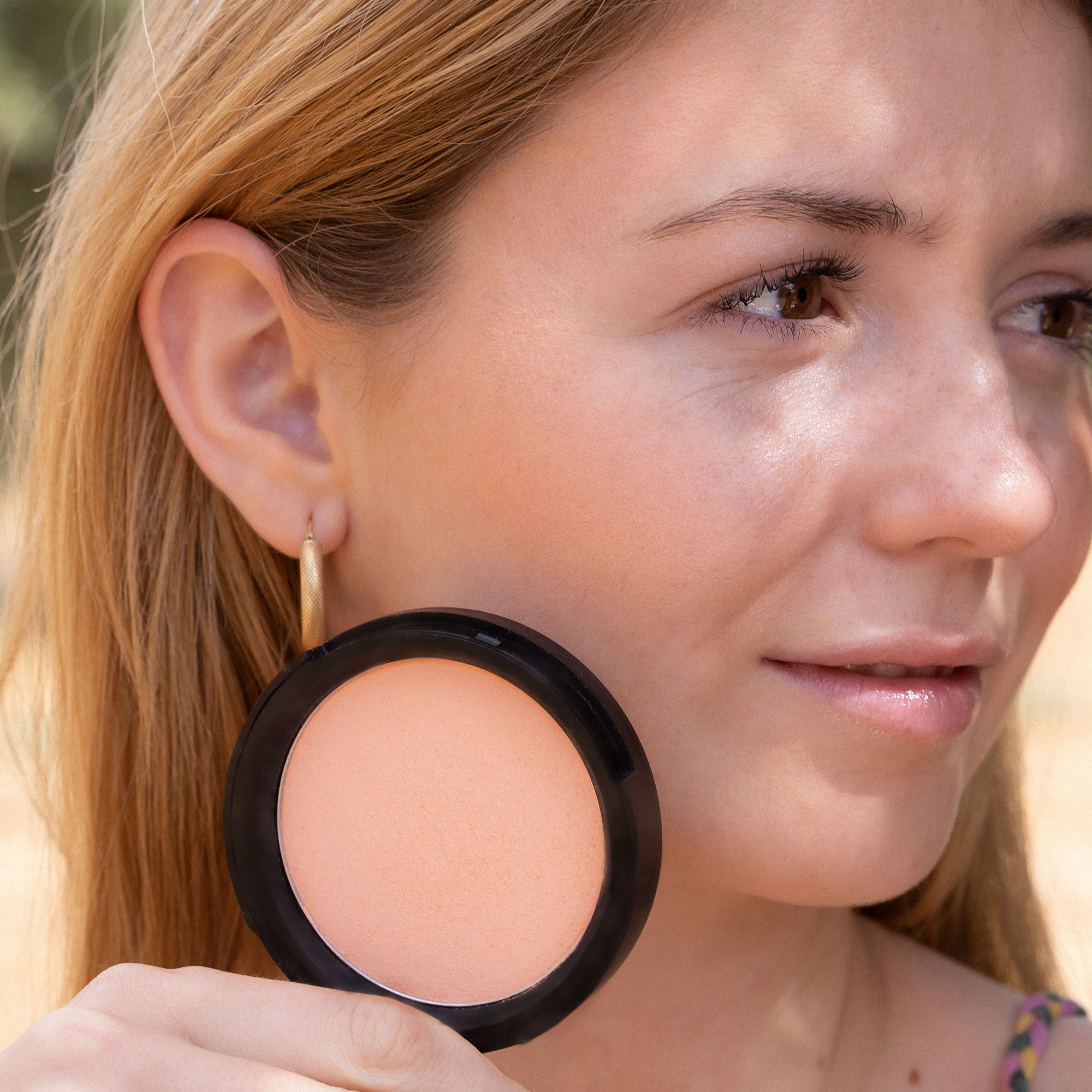 Coral Compact Blush – Veganer, natürlicher Puderrouge, 10 g