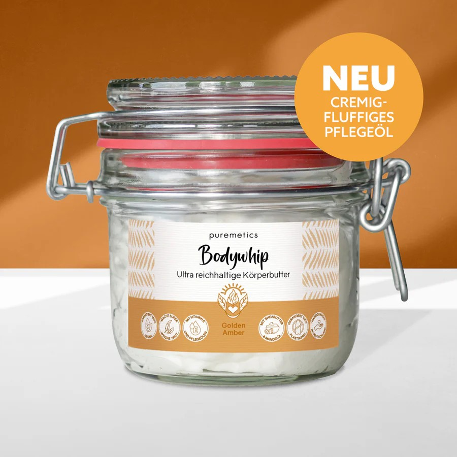 Bodywhip Golden Amber – pflegende Körpercreme, 150 g