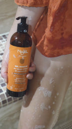 Shower Gel with Aleppo Soap & Amber Oud Fragrance, 500 ml