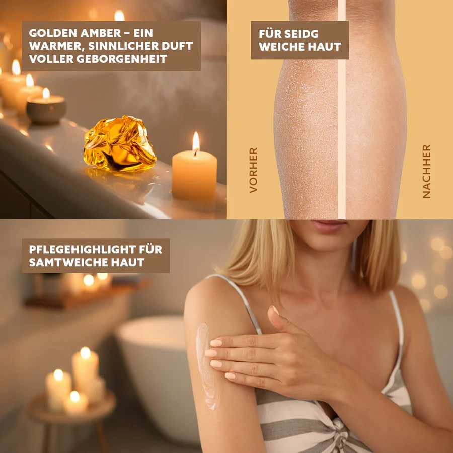 Bodywhip Golden Amber – pflegende Körpercreme, 150 g